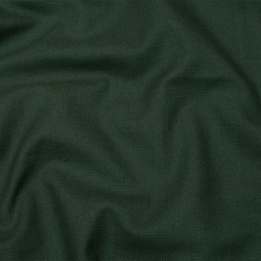 Heavyweight Linen Woven - Emerald - British Imported Heavyweight Linen Woven - Emerald - British Imported
