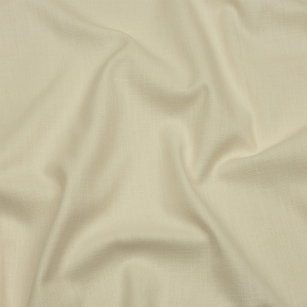 Heavyweight Linen Woven - Ivory - British Imported Heavyweight Linen Woven - Ivory - British Imported