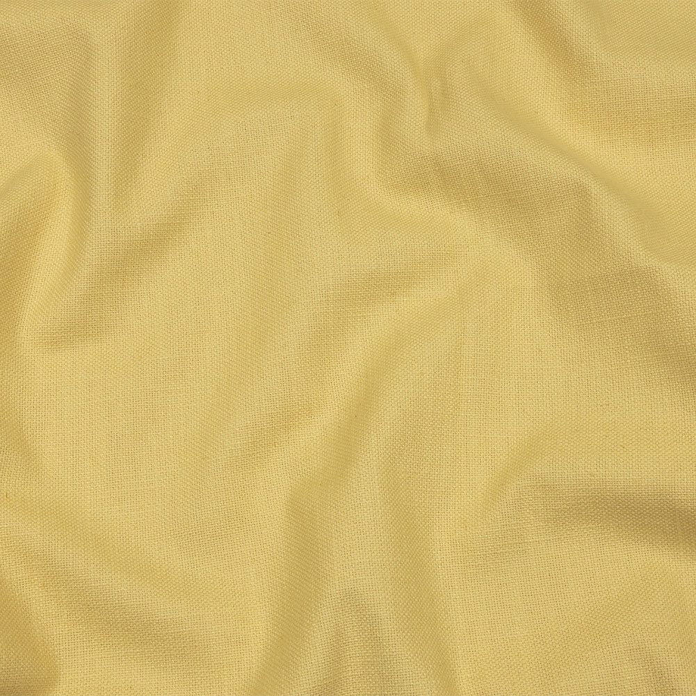 Heavyweight Linen Woven - Lemon - British Imported Heavyweight Linen Woven - Lemon - British Imported