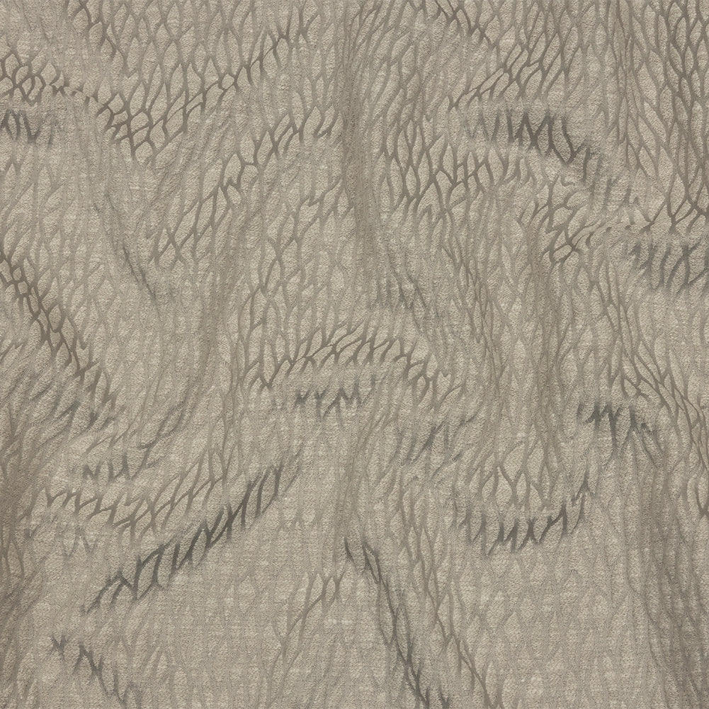 Recycled Polyester Drapery Jacquard - Silver Stepping Stones - British Imported Recycled Polyester Drapery Jacquard - Silver Stepping Stones - British Imported