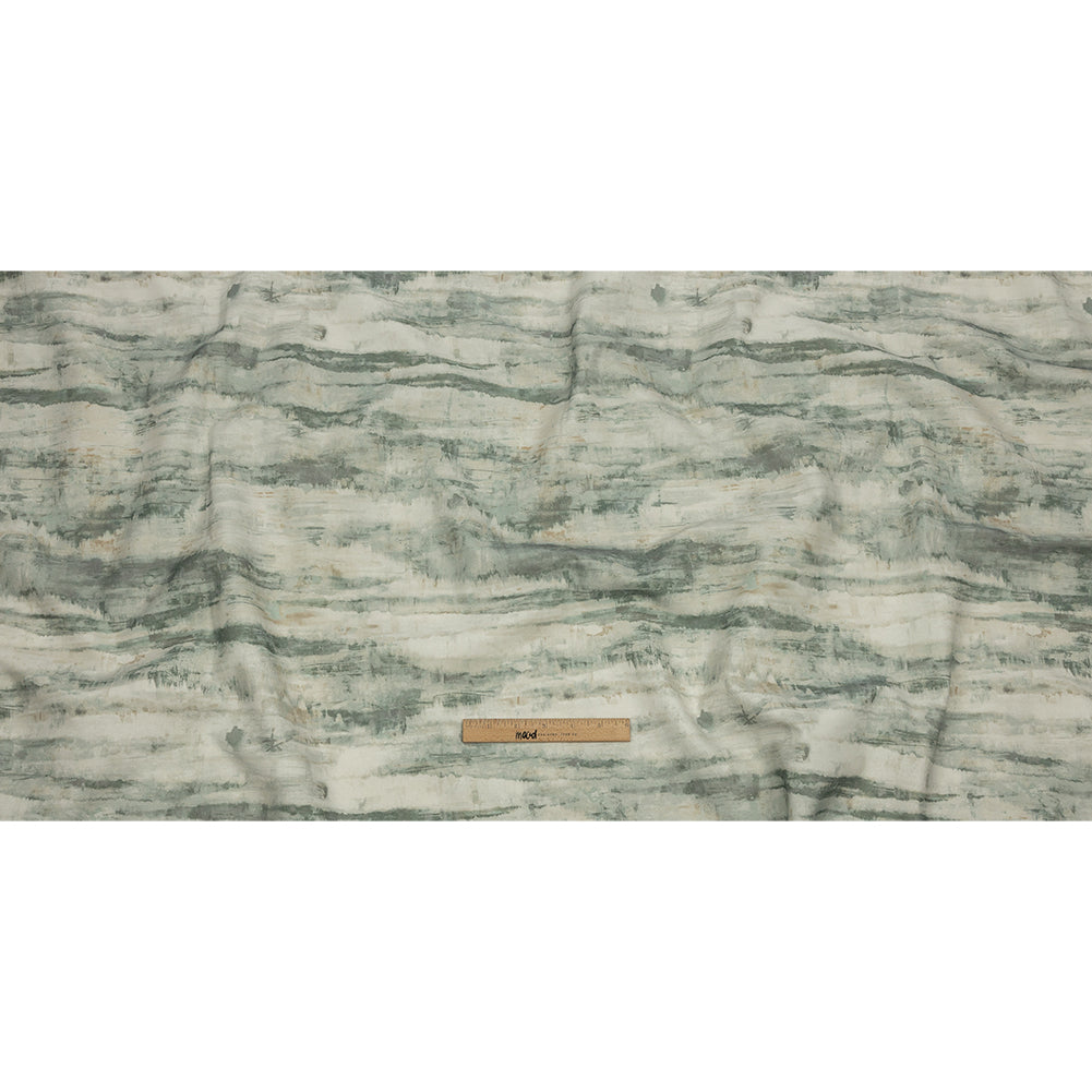 Cotton Canvas Print - Seafoam Painterly Texture - British Imported Full Cotton Canvas Print - Seafoam Painterly Texture - British Imported Full