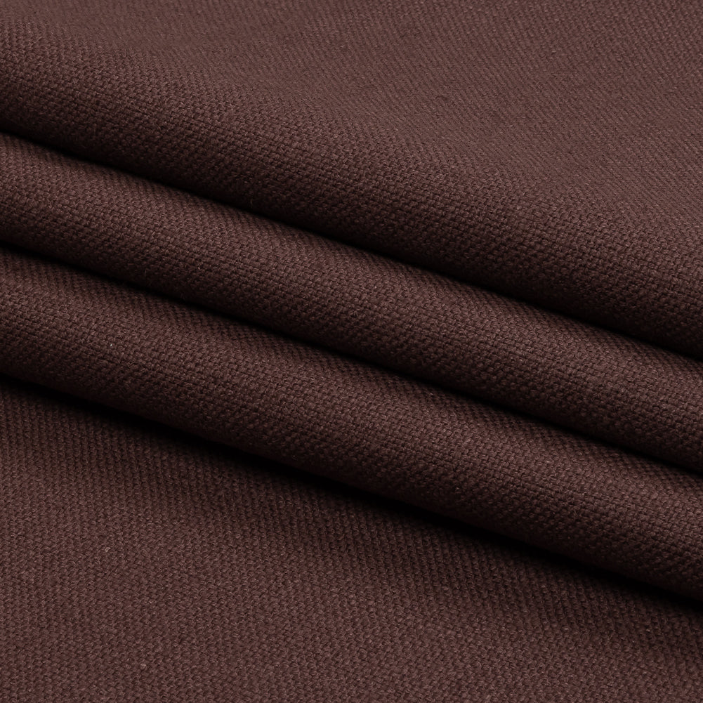 Heavyweight Linen Woven - Mulberry - British Imported Folded Heavyweight Linen Woven - Mulberry - British Imported Folded