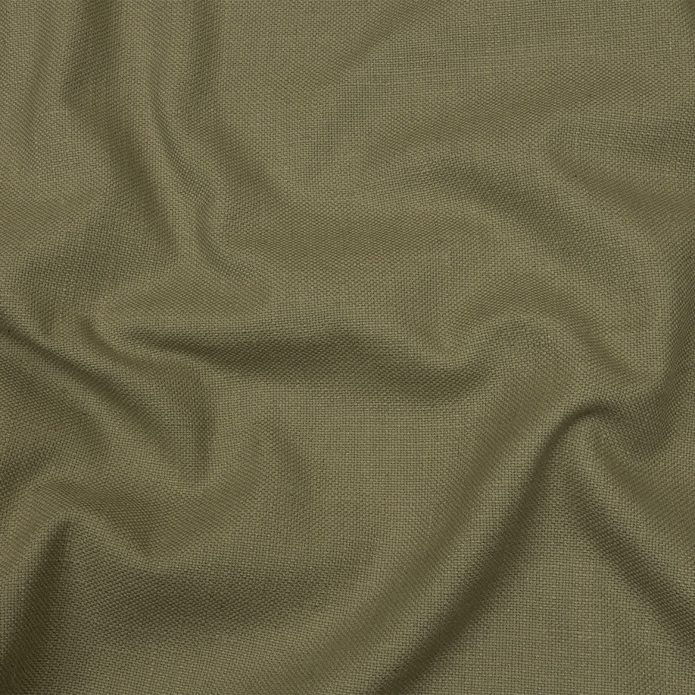 Heavyweight Linen Woven - Olive - British Imported Heavyweight Linen Woven - Olive - British Imported