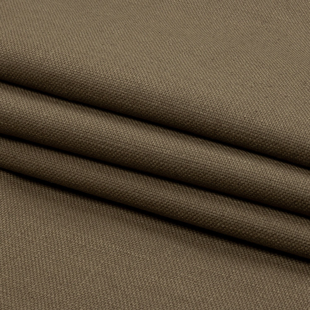 Heavyweight Linen Woven - Otter - British Imported Folded Heavyweight Linen Woven - Otter - British Imported Folded