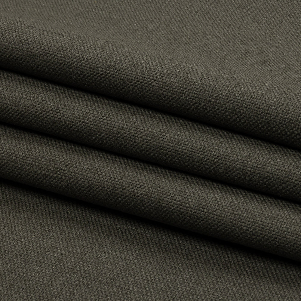 Heavyweight Linen Woven - Slate - British Imported Folded Heavyweight Linen Woven - Slate - British Imported Folded