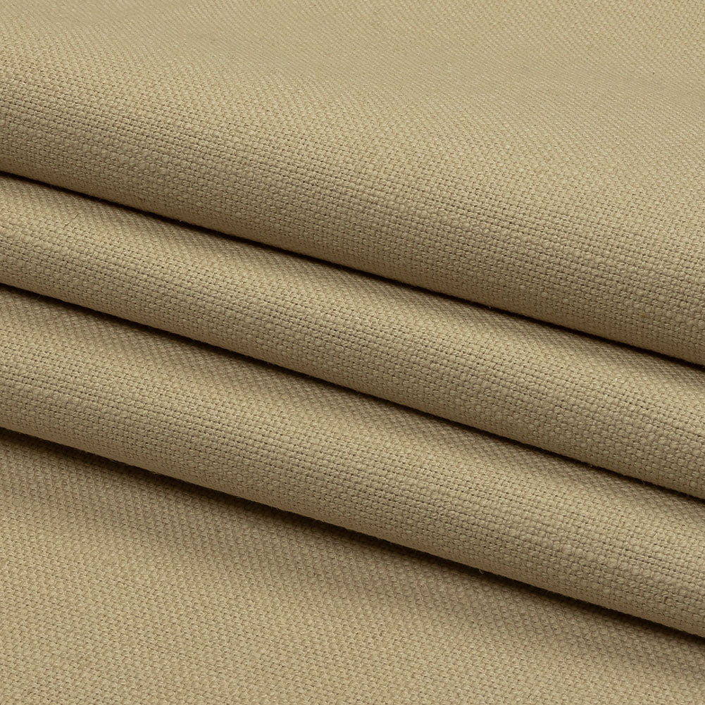 Heavyweight Linen Woven - Wheat - British Imported Folded Heavyweight Linen Woven - Wheat - British Imported Folded
