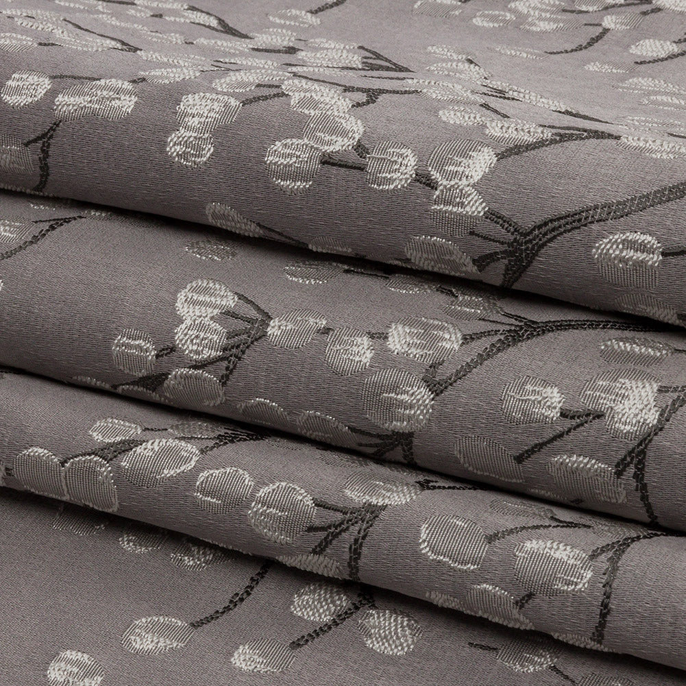 Drapery Jacquard - Dove Prairie Willow - British Imported Folded Drapery Jacquard - Dove Prairie Willow - British Imported Folded