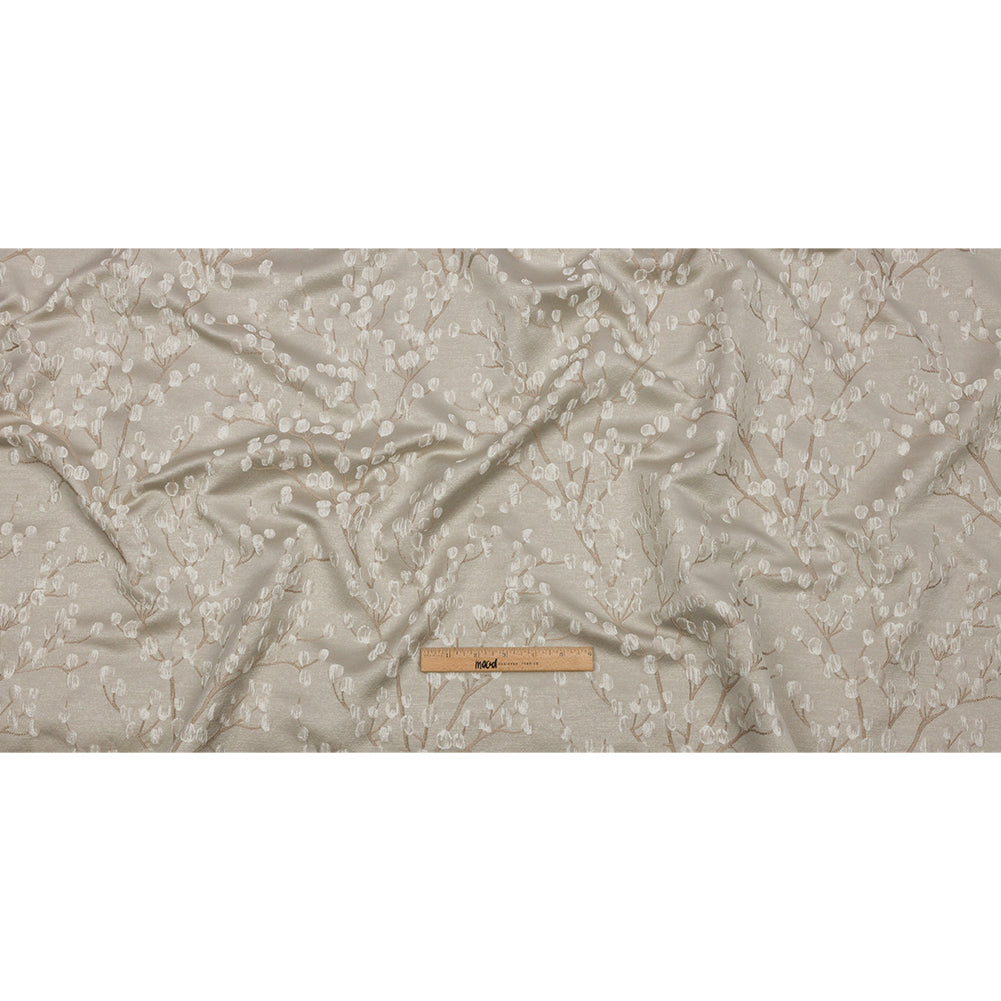 Drapery Jacquard - Sesame Prairie Willow - British Imported Full Drapery Jacquard - Sesame Prairie Willow - British Imported Full