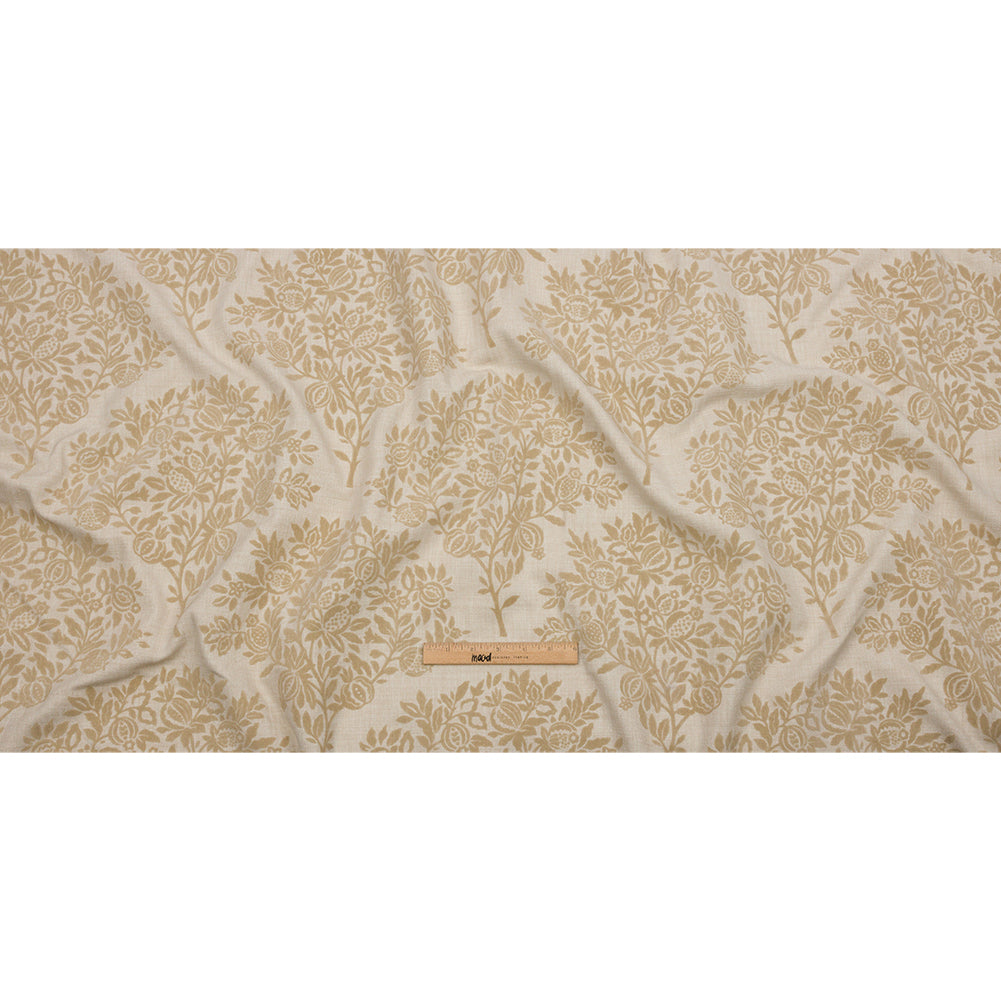Soft Textured Recycled Polyester Drapery Woven - Sesame - British Imported Full Soft Textured Recycled Polyester Drapery Woven - Sesame - British Imported Full