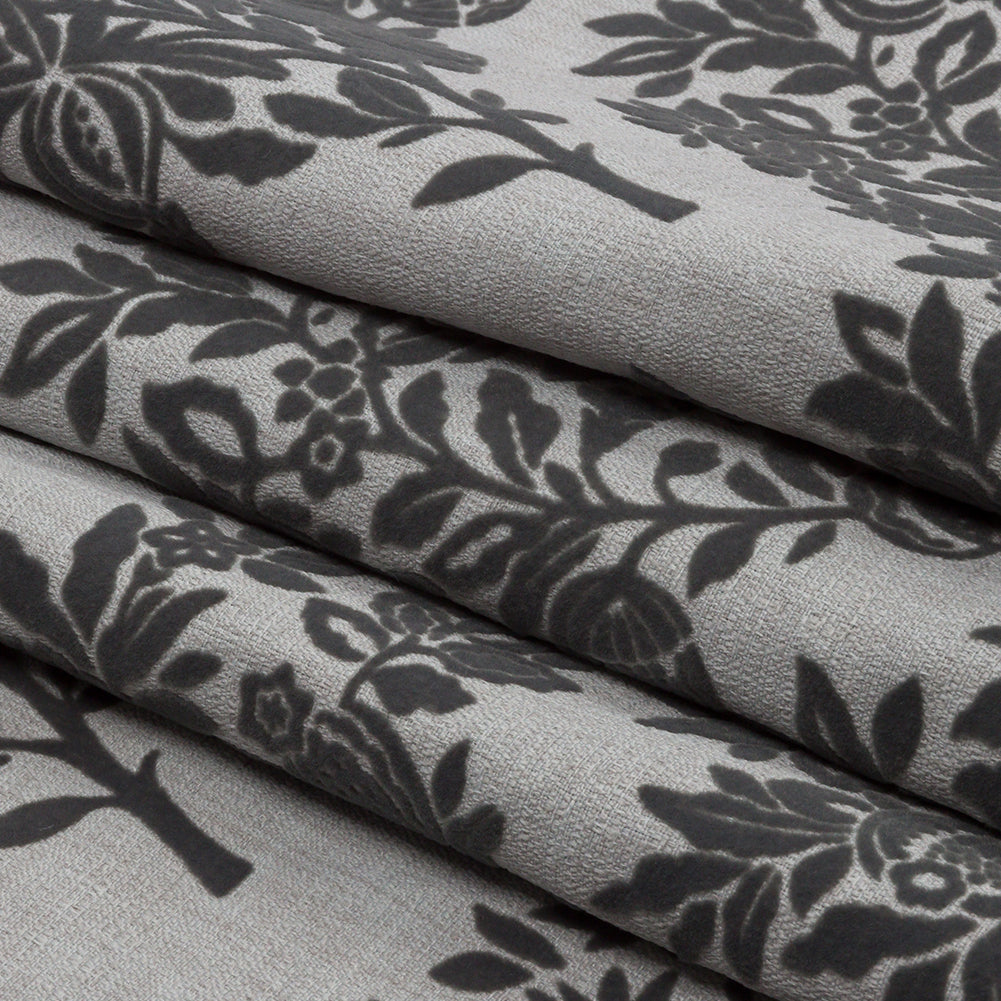 Soft Textured Recycled Polyester Drapery Woven - Wedgewood - British Imported Folded Soft Textured Recycled Polyester Drapery Woven - Wedgewood - British Imported Folded