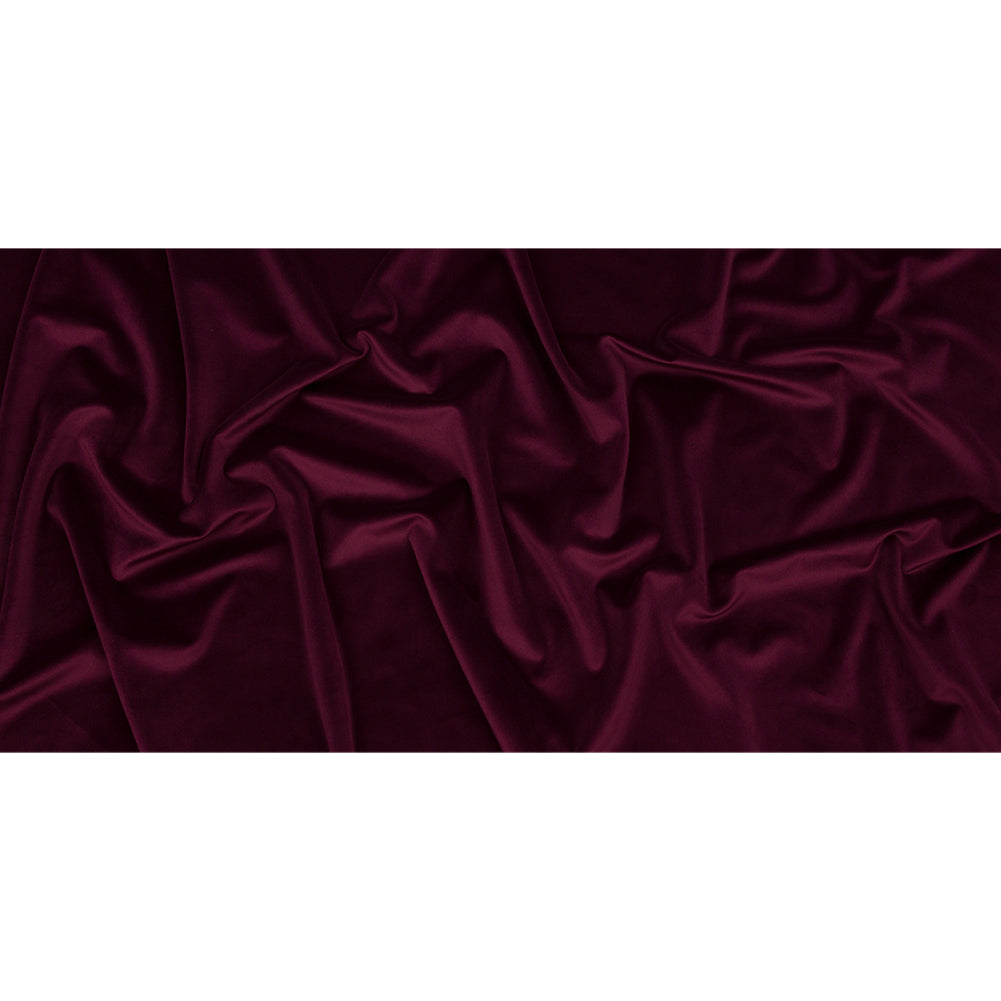 Lush Polyester Drapery Velvet - Damson - British Imported Full Lush Polyester Drapery Velvet - Damson - British Imported Full