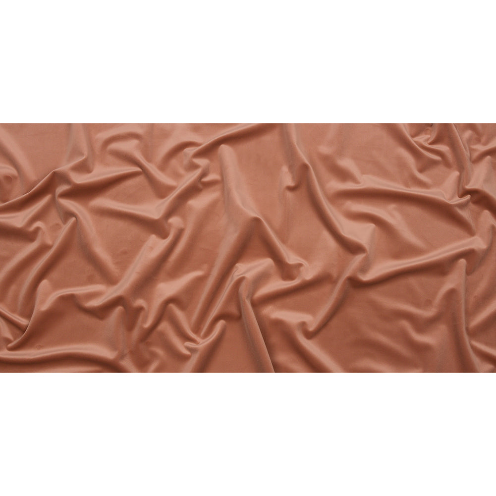 Lush Polyester Drapery Velvet - Terracotta - British Imported Full Lush Polyester Drapery Velvet - Terracotta - British Imported Full