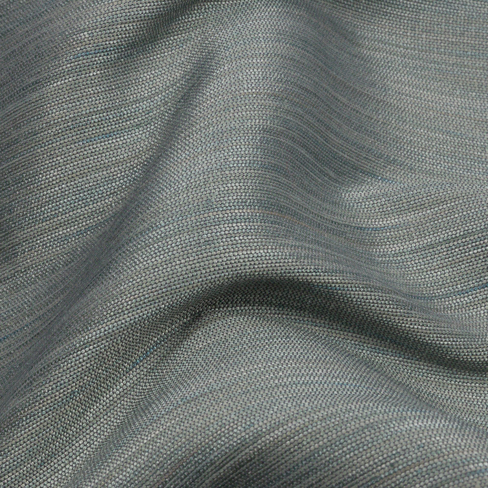 Recycled Polyester Bengaline - Alpine Striations - British Imported Detail Recycled Polyester Bengaline - Alpine Striations - British Imported Detail