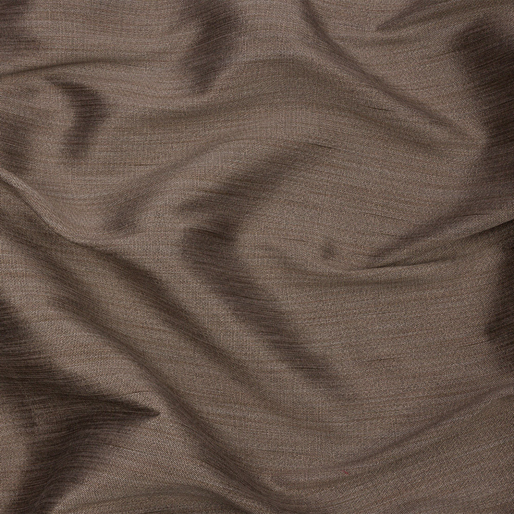 Recycled Polyester Bengaline - Bronze Striations - British Imported Recycled Polyester Bengaline - Bronze Striations - British Imported