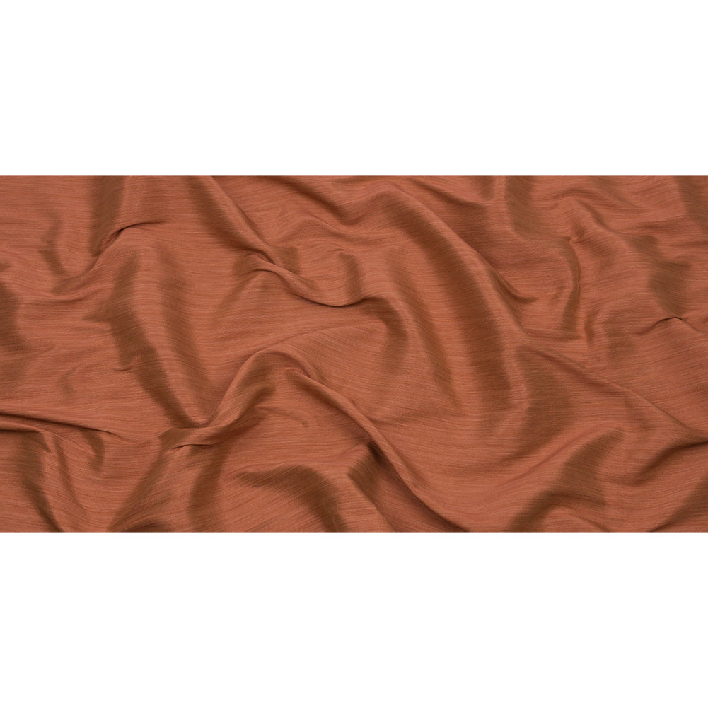 Recycled Polyester Bengaline - Clay Striations - British Imported Full Recycled Polyester Bengaline - Clay Striations - British Imported Full