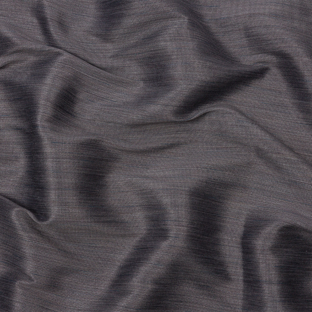 Recycled Polyester Bengaline - Danube Striations - British Imported Recycled Polyester Bengaline - Danube Striations - British Imported