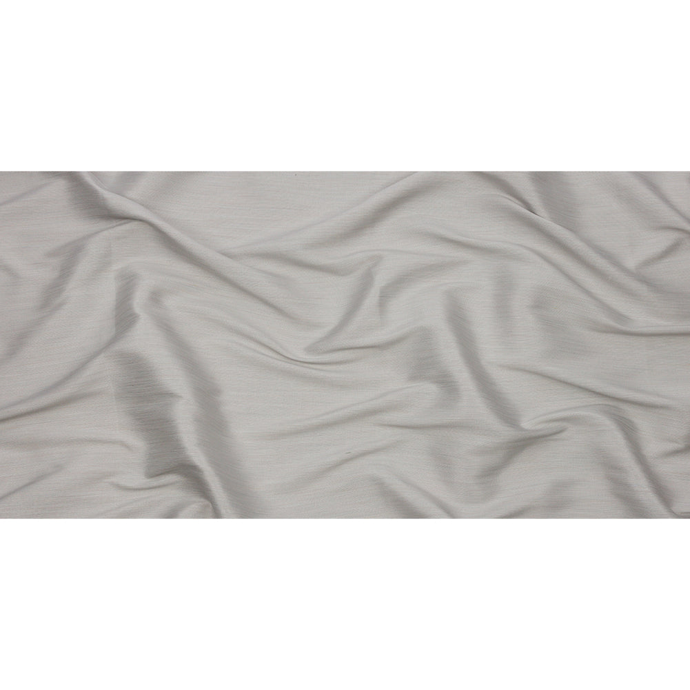Recycled Polyester Bengaline - Dove Striations - British Imported Full Recycled Polyester Bengaline - Dove Striations - British Imported Full