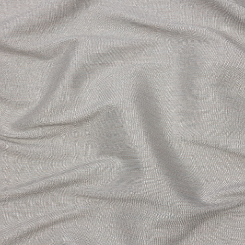 Recycled Polyester Bengaline - Dove Striations - British Imported Recycled Polyester Bengaline - Dove Striations - British Imported