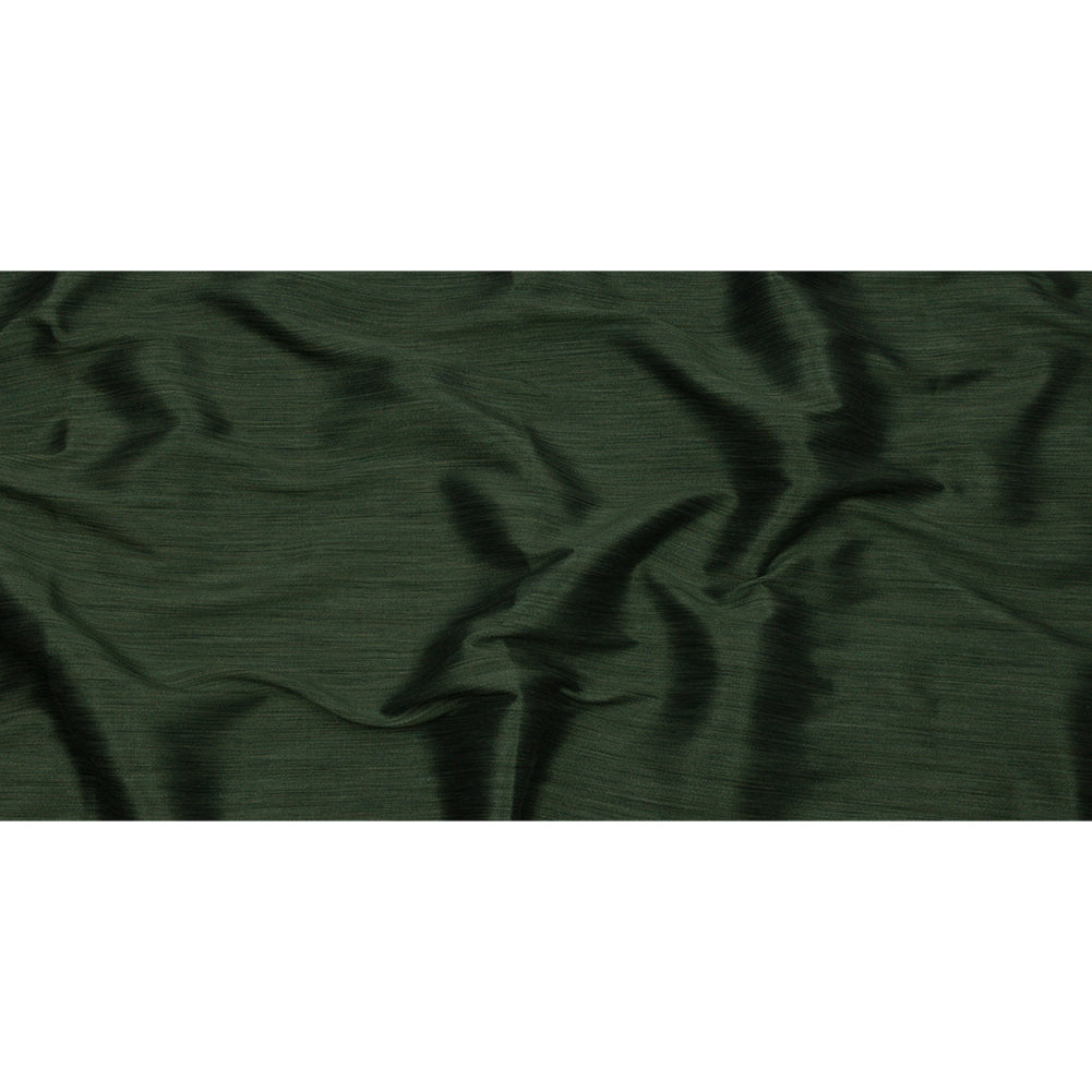 Recycled Polyester Bengaline - Emerald Striations - British Imported Full Recycled Polyester Bengaline - Emerald Striations - British Imported Full