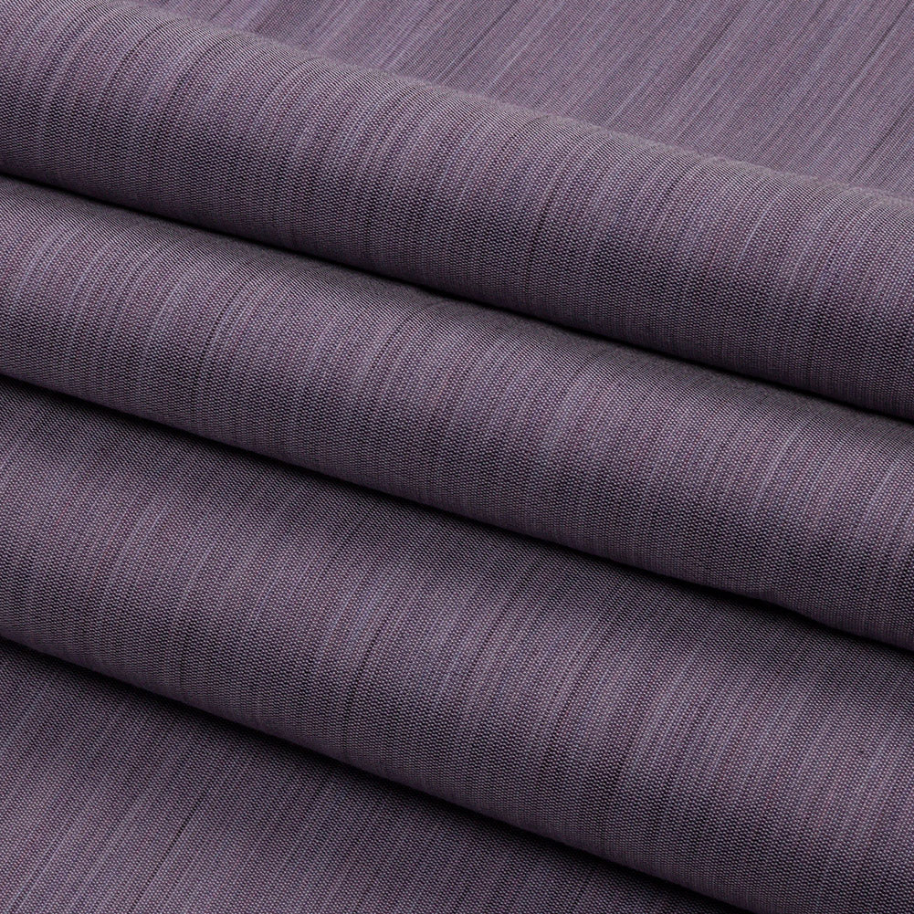 Recycled Polyester Bengaline - Lavender Striations - British Imported Folded Recycled Polyester Bengaline - Lavender Striations - British Imported Folded