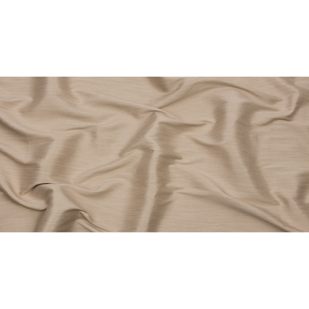 Recycled Polyester Bengaline - Linen Striations - British Imported Full Recycled Polyester Bengaline - Linen Striations - British Imported Full
