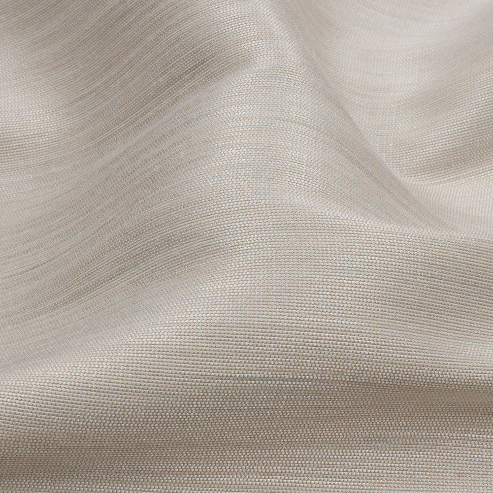 Recycled Polyester Bengaline - Pearl Striations - British Imported Detail Recycled Polyester Bengaline - Pearl Striations - British Imported Detail
