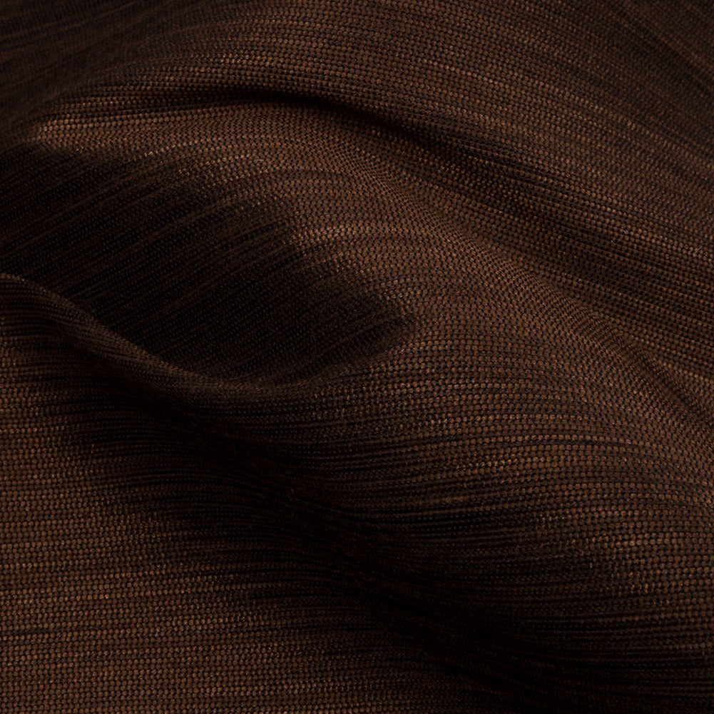 Recycled Polyester Bengaline - Praline Striations - British Imported Detail Recycled Polyester Bengaline - Praline Striations - British Imported Detail