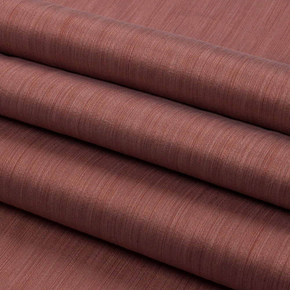 Recycled Polyester Bengaline - Vintage Striations - British Imported Folded Recycled Polyester Bengaline - Vintage Striations - British Imported Folded