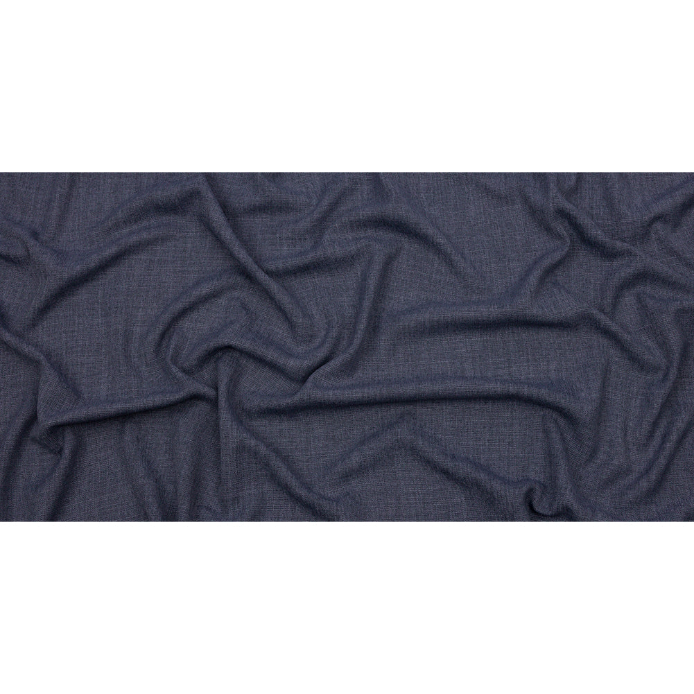 Soft Textured Recycled Polyester Drapery Woven - Denim - British Imported Full Soft Textured Recycled Polyester Drapery Woven - Denim - British Imported Full