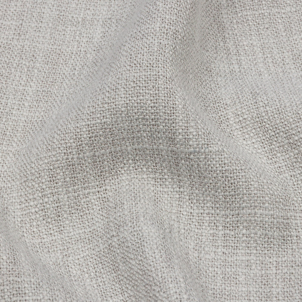 Soft Textured Recycled Polyester Drapery Woven - Frost - British Imported Detail Soft Textured Recycled Polyester Drapery Woven - Frost - British Imported Detail