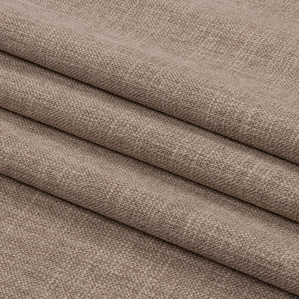 Soft Textured Recycled Polyester Drapery Woven - Hessian - British Imported Folded Soft Textured Recycled Polyester Drapery Woven - Hessian - British Imported Folded