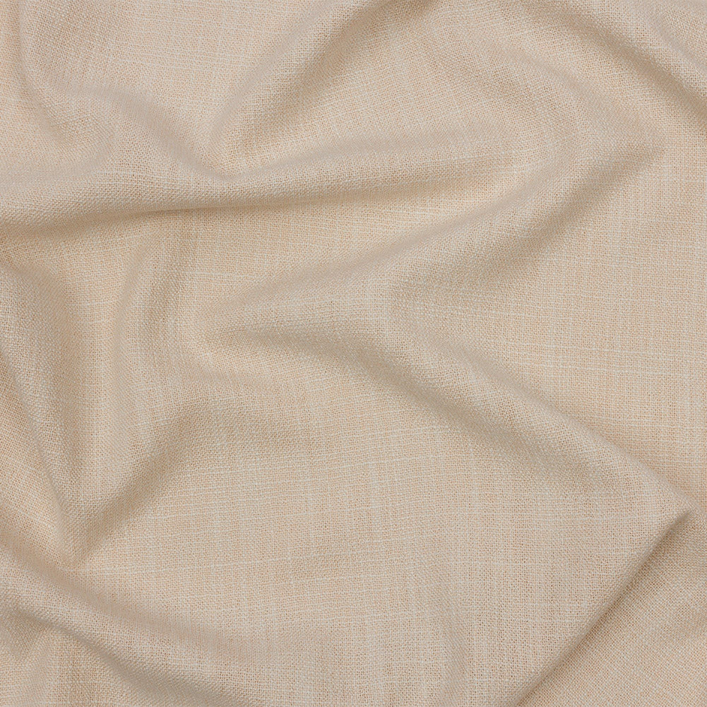 Soft Textured Recycled Polyester Drapery Woven - Ivory - British Imported Soft Textured Recycled Polyester Drapery Woven - Ivory - British Imported