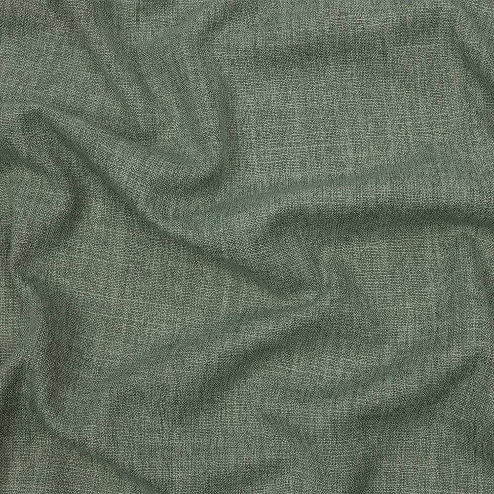 Soft Textured Recycled Polyester Drapery Woven - Jade - British Imported Soft Textured Recycled Polyester Drapery Woven - Jade - British Imported