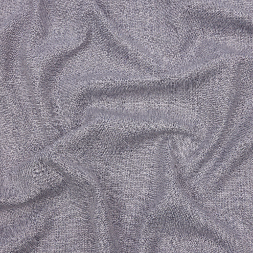 Soft Textured Recycled Polyester Drapery Woven - Lavender - British Imported Soft Textured Recycled Polyester Drapery Woven - Lavender - British Imported