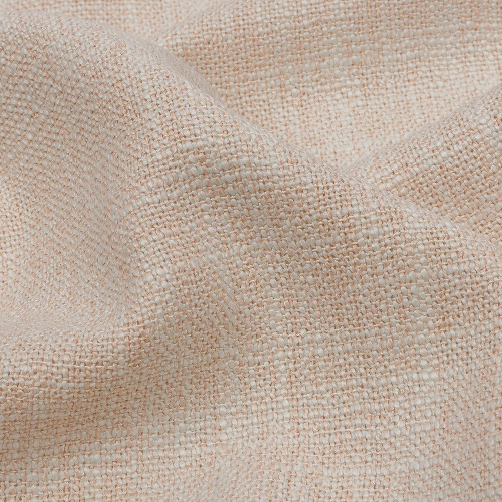 Soft Textured Recycled Polyester Drapery Woven - Oyster - British Imported Detail Soft Textured Recycled Polyester Drapery Woven - Oyster - British Imported Detail