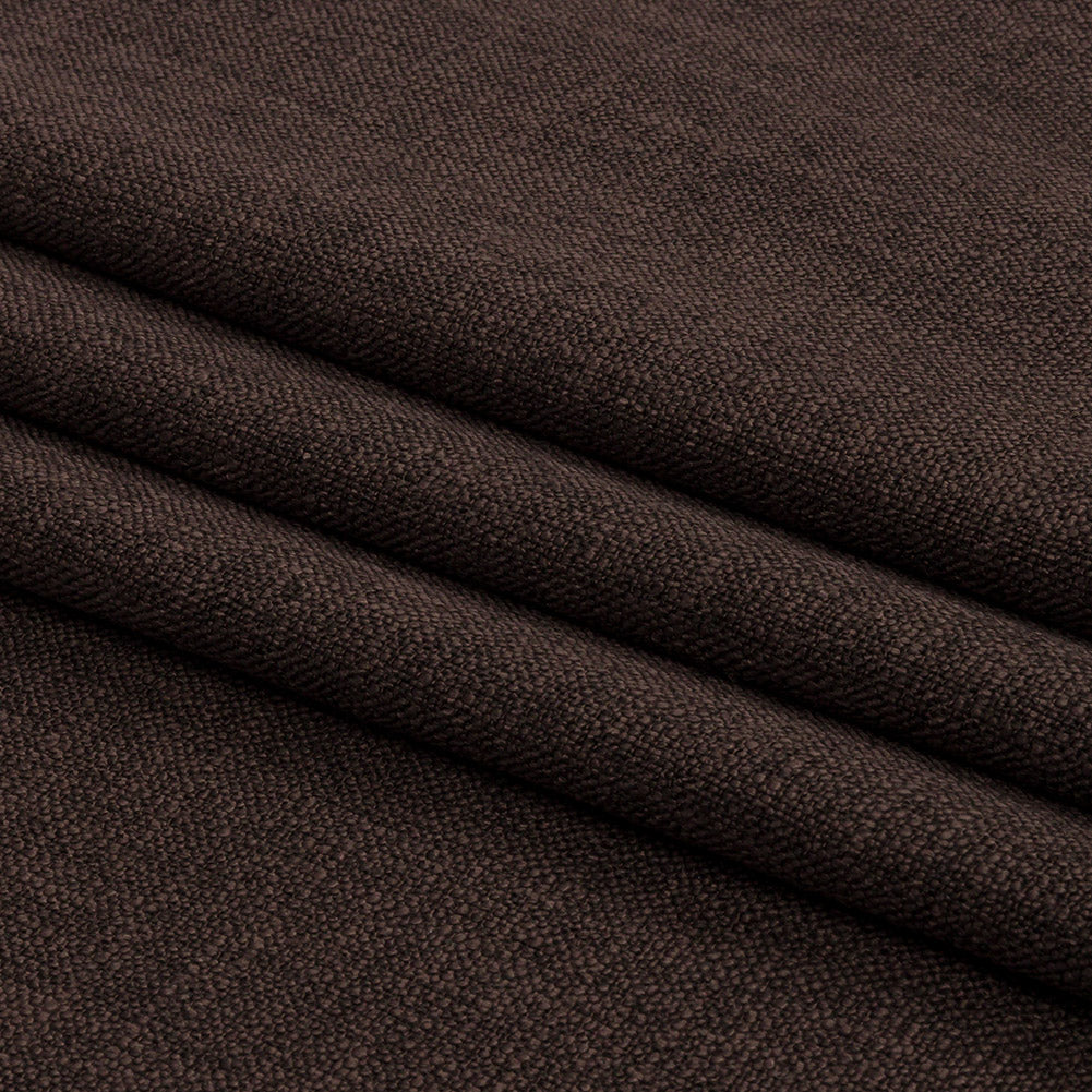 Soft Textured Recycled Polyester Drapery Woven - Praline - British Imported Folded Soft Textured Recycled Polyester Drapery Woven - Praline - British Imported Folded