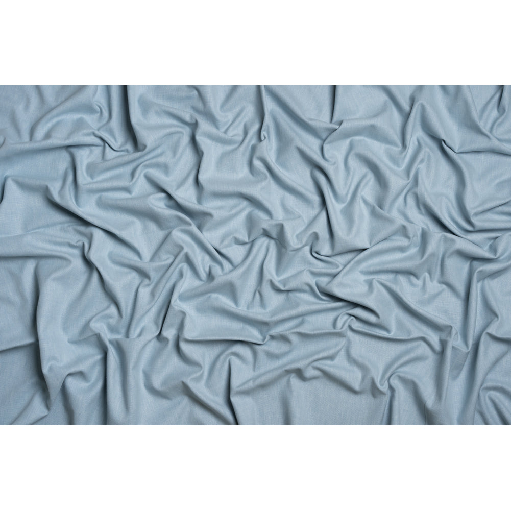 Slubbed Cotton and Polyester Woven - Pale Seaspray - British Imported Full Slubbed Cotton and Polyester Woven - Pale Seaspray - British Imported Full