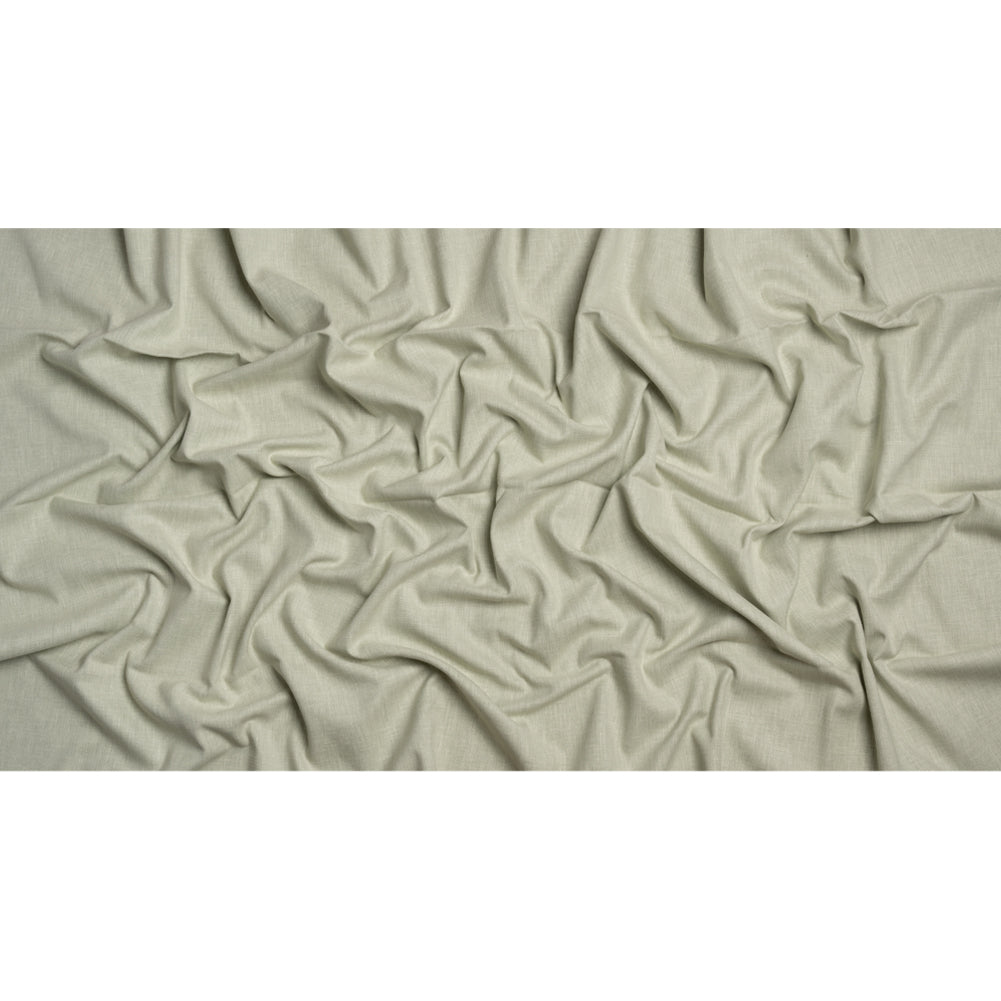 Slubbed Cotton and Polyester Woven - Sage - British Imported Full Slubbed Cotton and Polyester Woven - Sage - British Imported Full