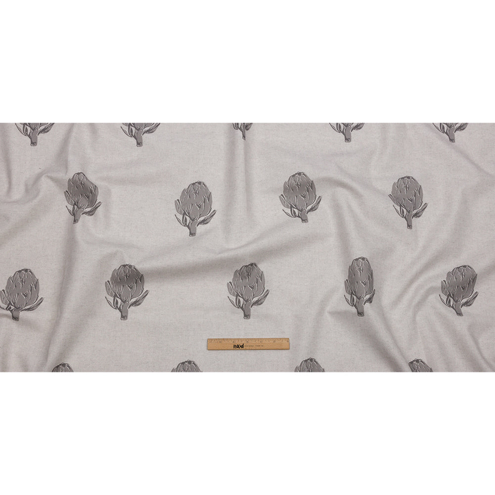 Cotton Canvas Print - Pebble Artichokes - British Imported Full Cotton Canvas Print - Pebble Artichokes - British Imported Full