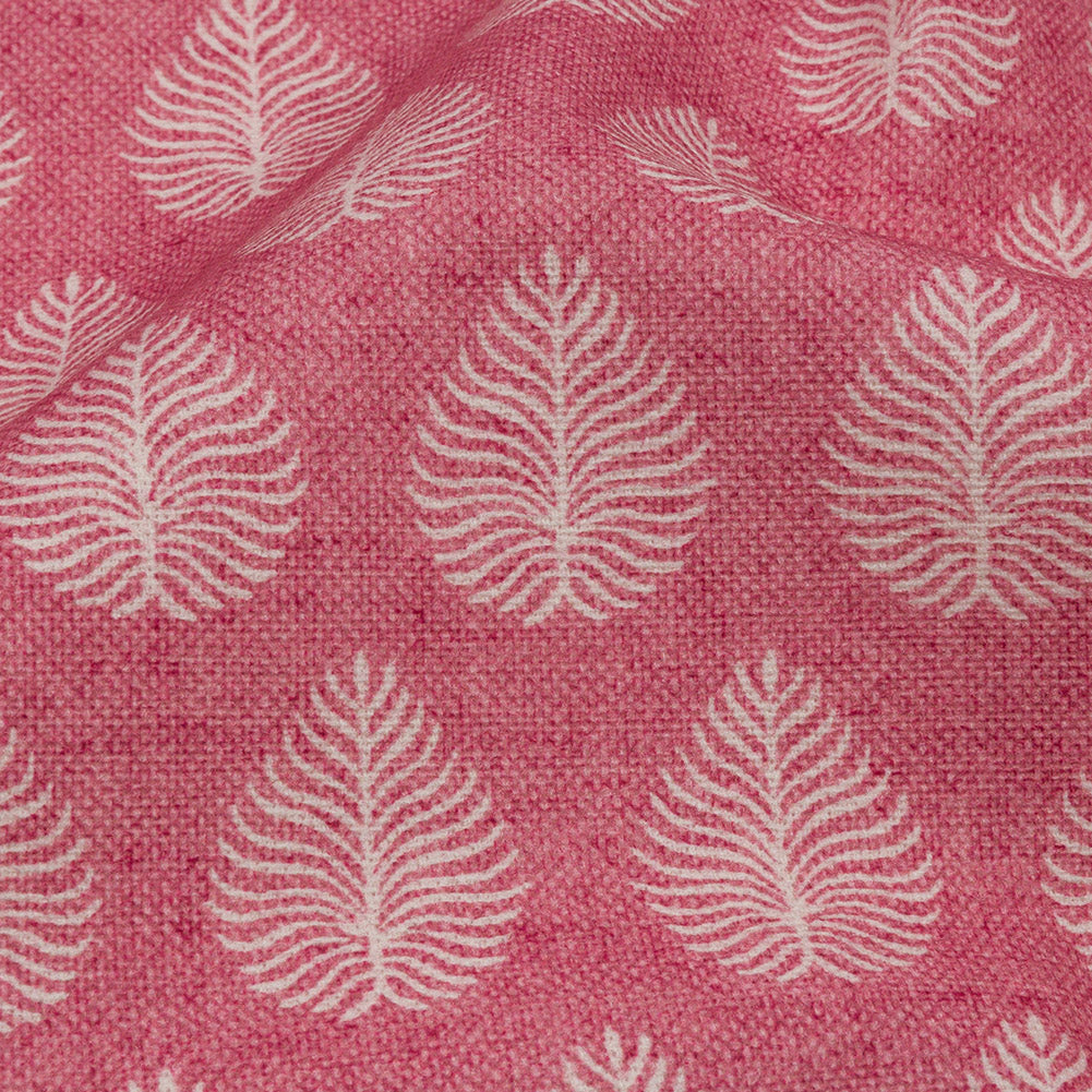 Cotton Canvas Print - Raspberry Leaves - British Imported Detail Cotton Canvas Print - Raspberry Leaves - British Imported Detail