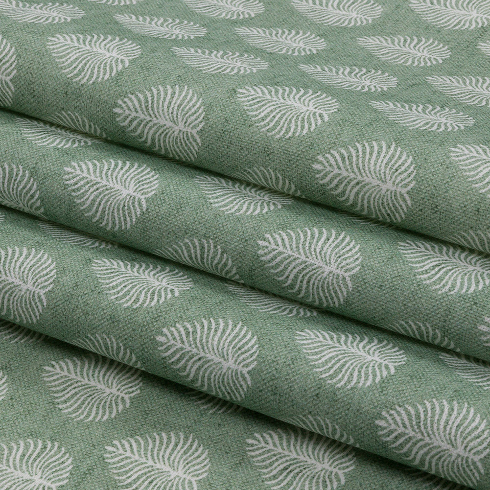 Cotton Canvas Print - Sage Leaves - British Imported Folded Cotton Canvas Print - Sage Leaves - British Imported Folded
