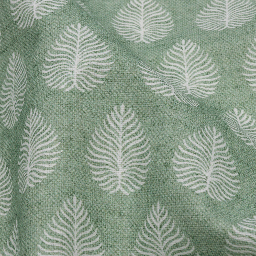 Cotton Canvas Print - Sage Leaves - British Imported Detail Cotton Canvas Print - Sage Leaves - British Imported Detail