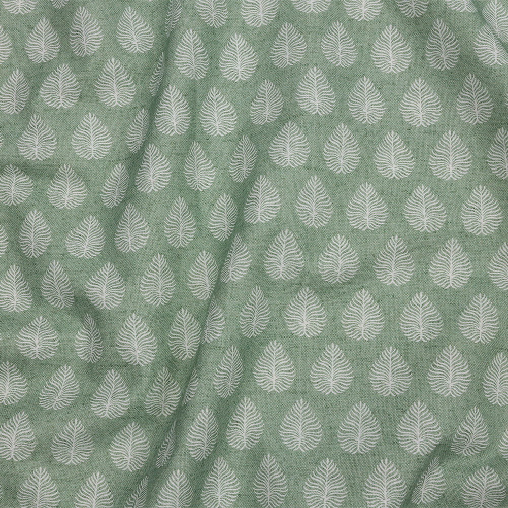 Cotton Canvas Print - Sage Leaves - British Imported Cotton Canvas Print - Sage Leaves - British Imported