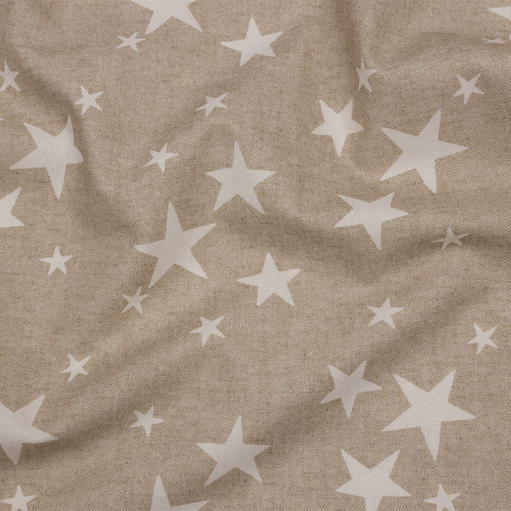 Cotton Canvas Print - Linen Starlight - British Imported Cotton Canvas Print - Linen Starlight - British Imported