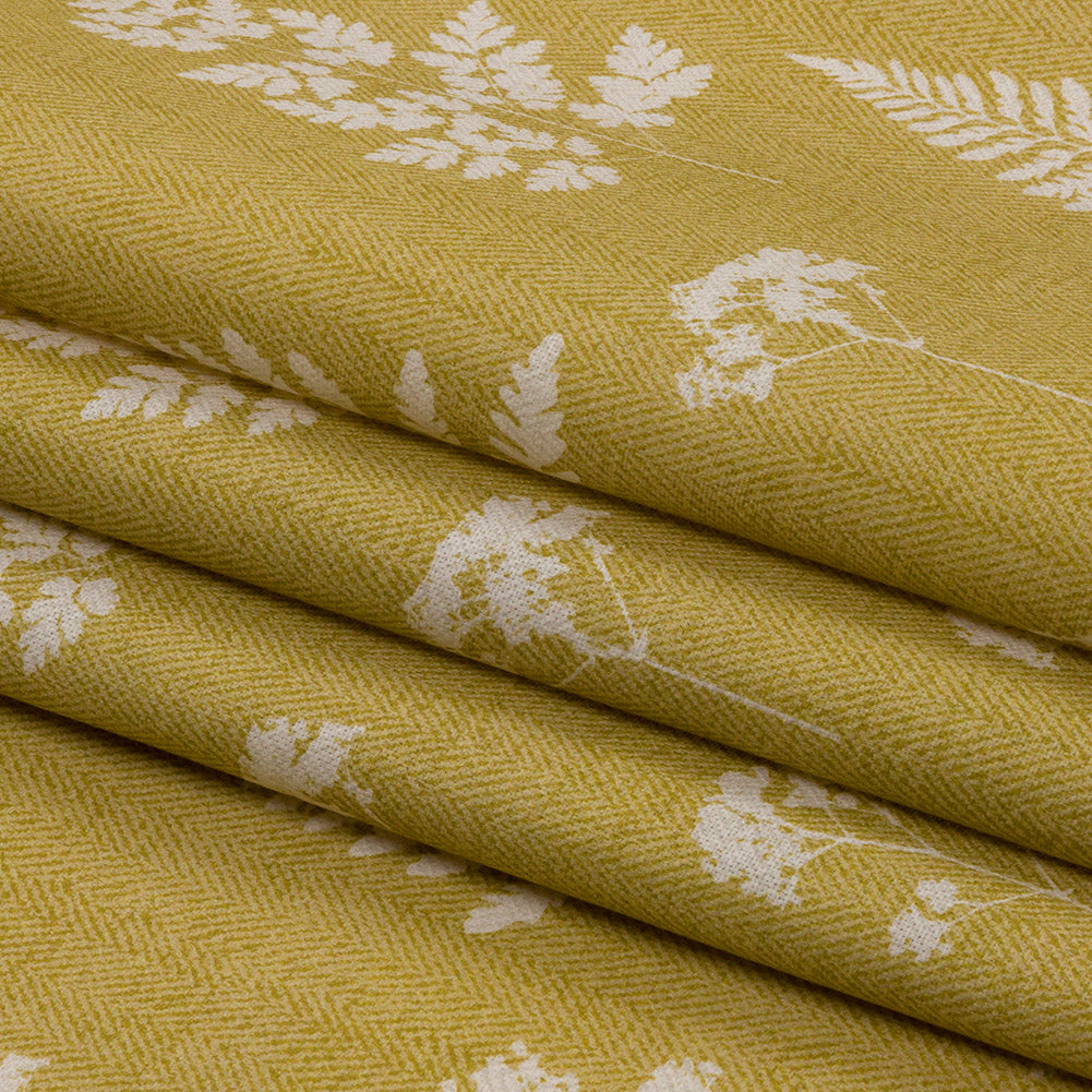 Cotton Canvas Print - Pollen Botanical Silhouettes - British Imported Folded Cotton Canvas Print - Pollen Botanical Silhouettes - British Imported Folded