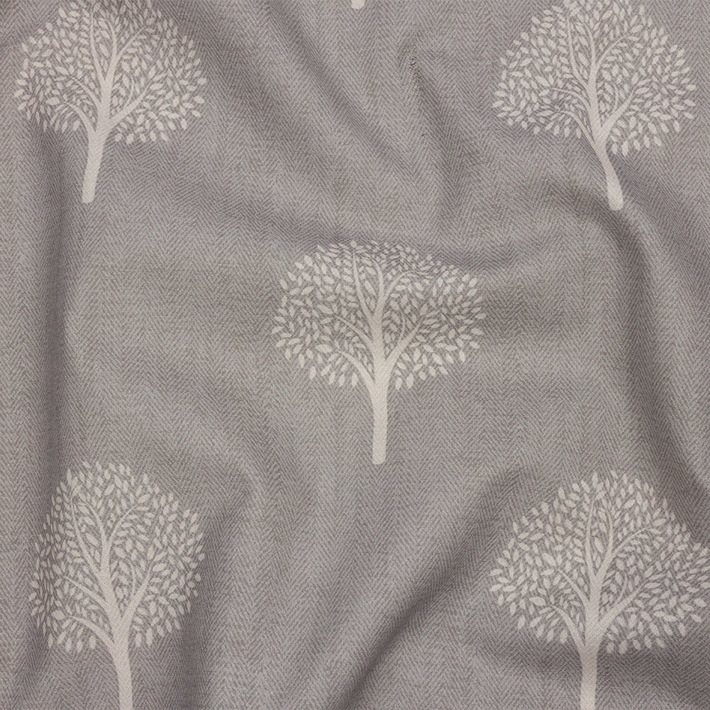 Cotton Canvas Print - Pebble Yew Trees - British Imported Cotton Canvas Print - Pebble Yew Trees - British Imported