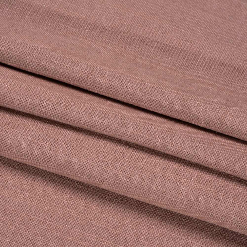 Linen, Viscose and Polyester Woven - Mulberry - British Imported Folded Linen, Viscose and Polyester Woven - Mulberry - British Imported Folded