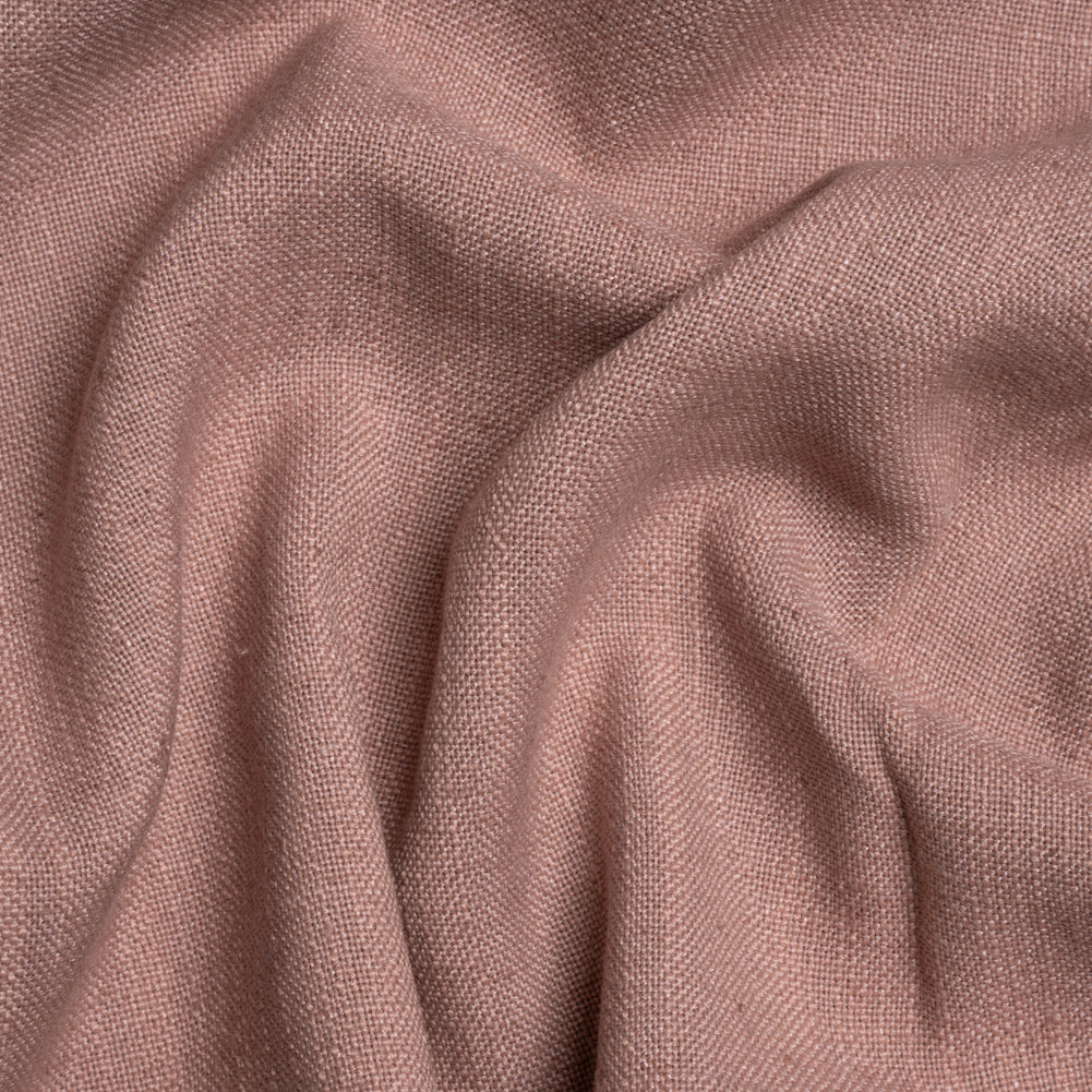 Linen, Viscose and Polyester Woven - Mulberry - British Imported Linen, Viscose and Polyester Woven - Mulberry - British Imported