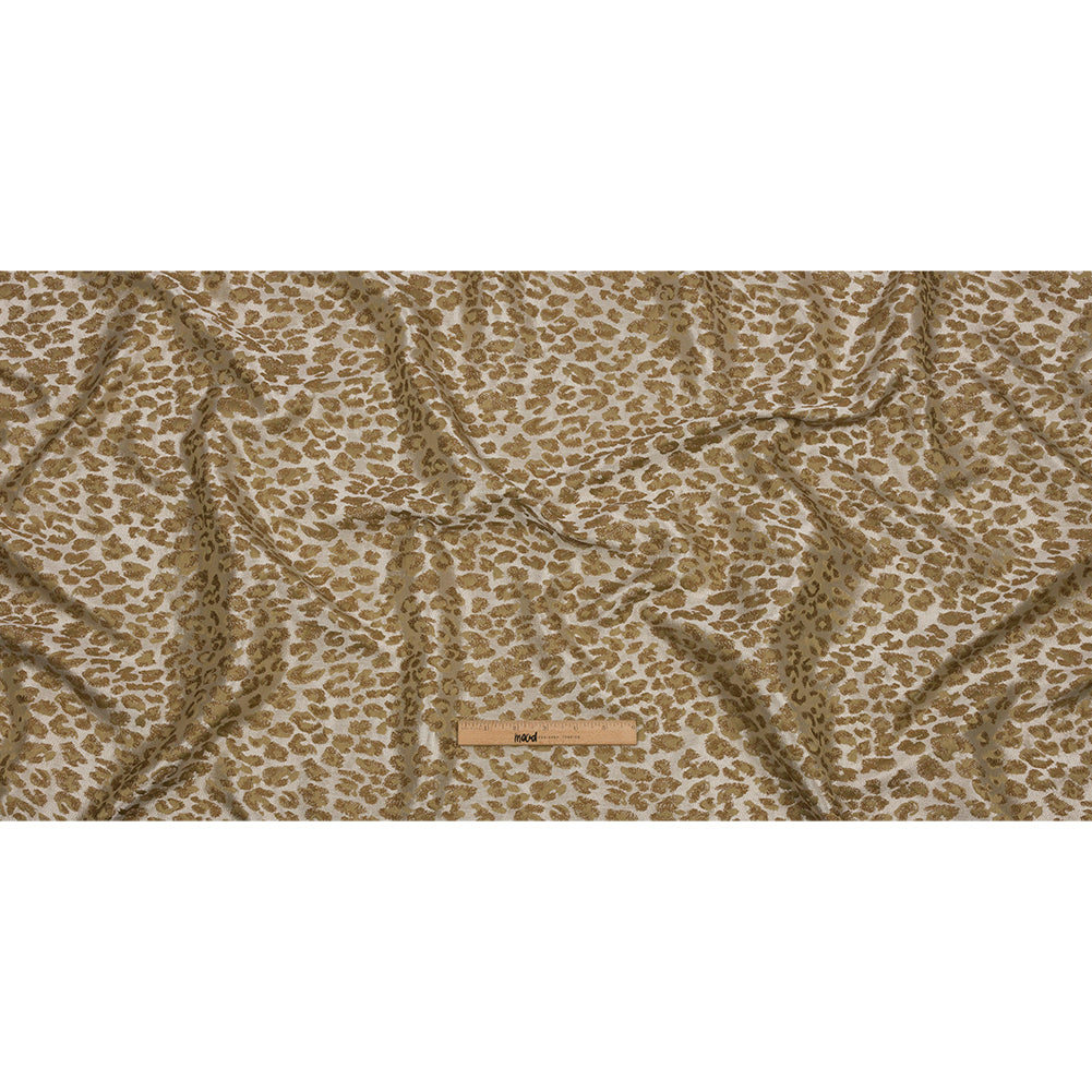 Drapery Jacquard - Sand Leopard Spots - British Imported Full Drapery Jacquard - Sand Leopard Spots - British Imported Full