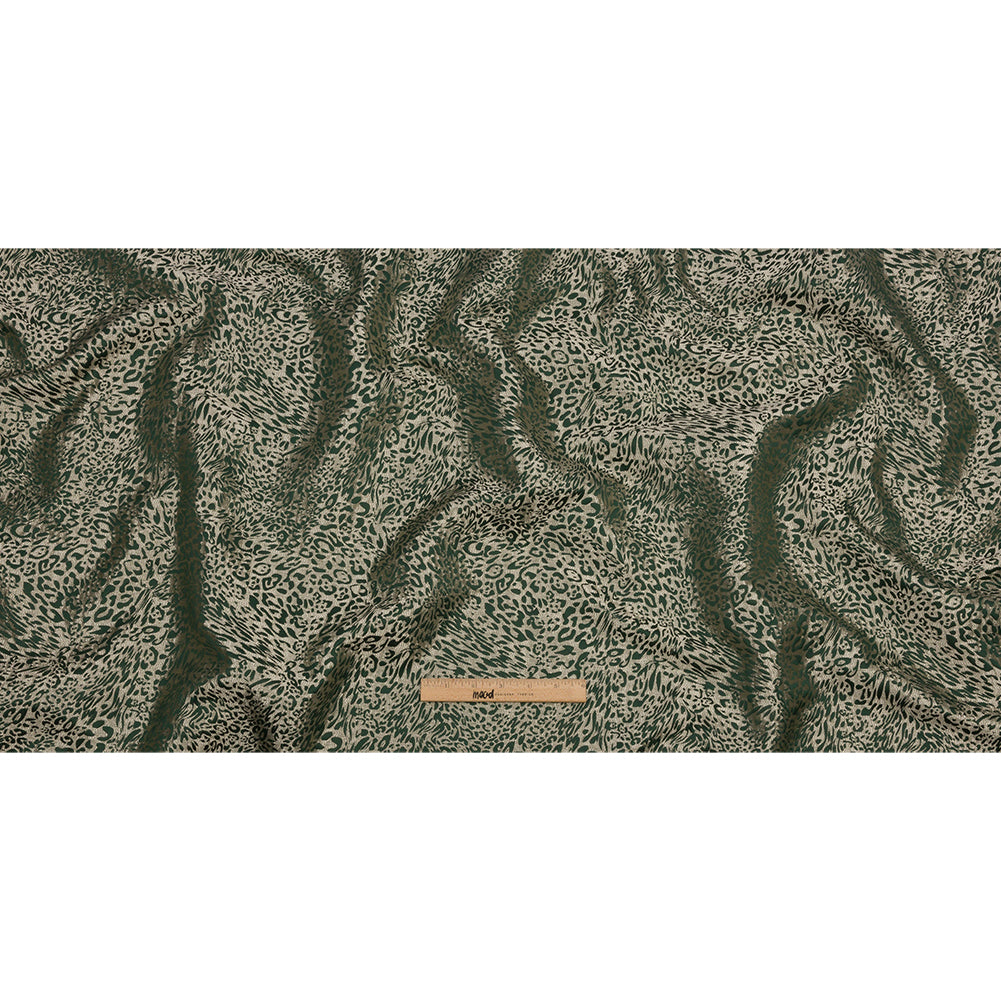 Drapery Jacquard - Fern Running Leopard - British Imported Full Drapery Jacquard - Fern Running Leopard - British Imported Full